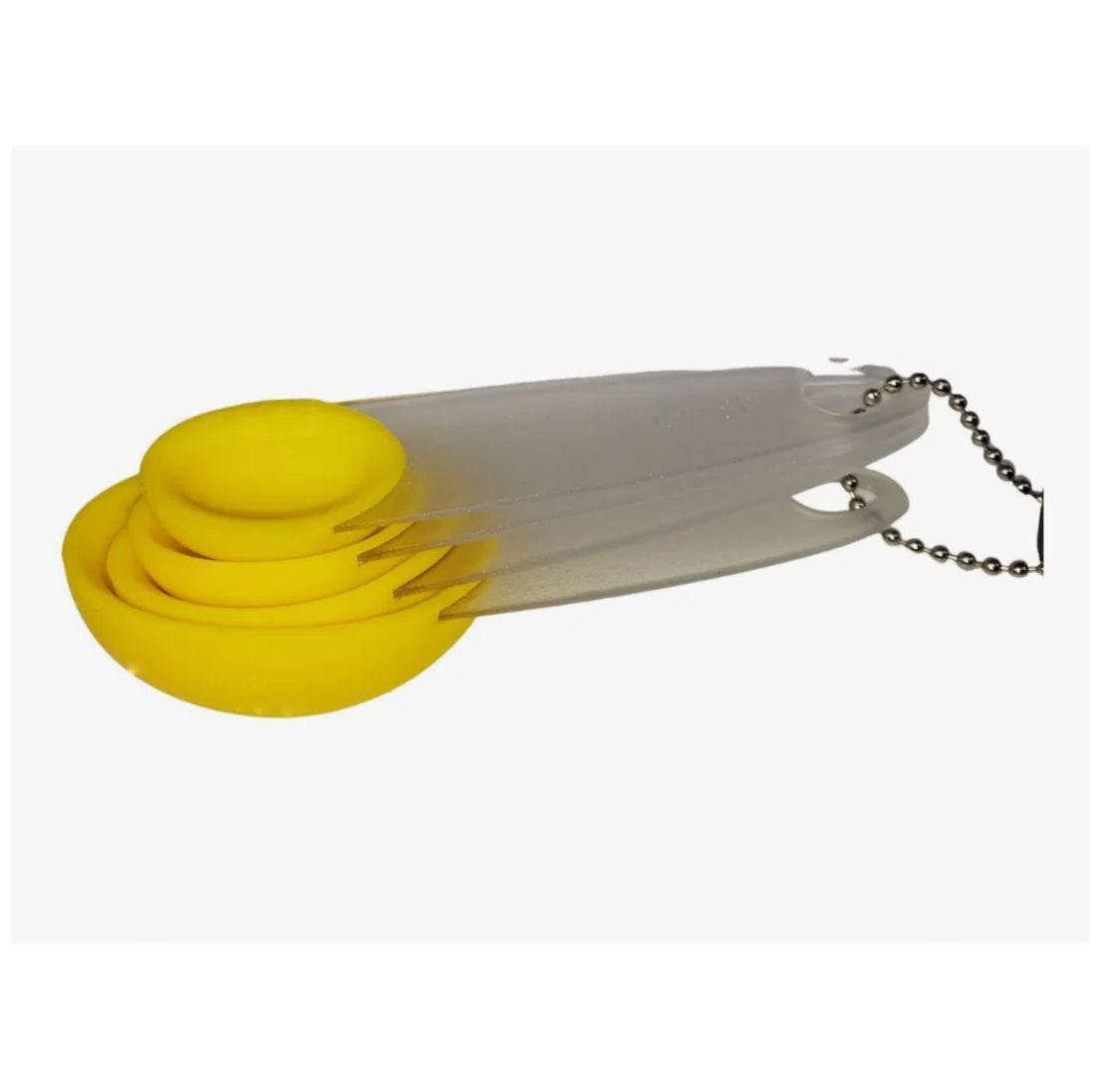 Juego de Cucharas 4 Medidoras en Silicona con mango Plastico