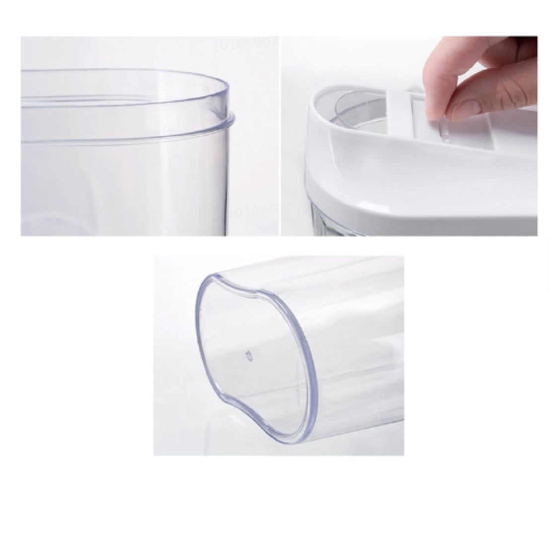 Trio de Yerberas en plastico con Dosificador