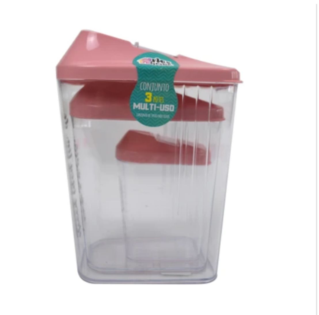 Trio de Yerberas en plastico con Dosificador