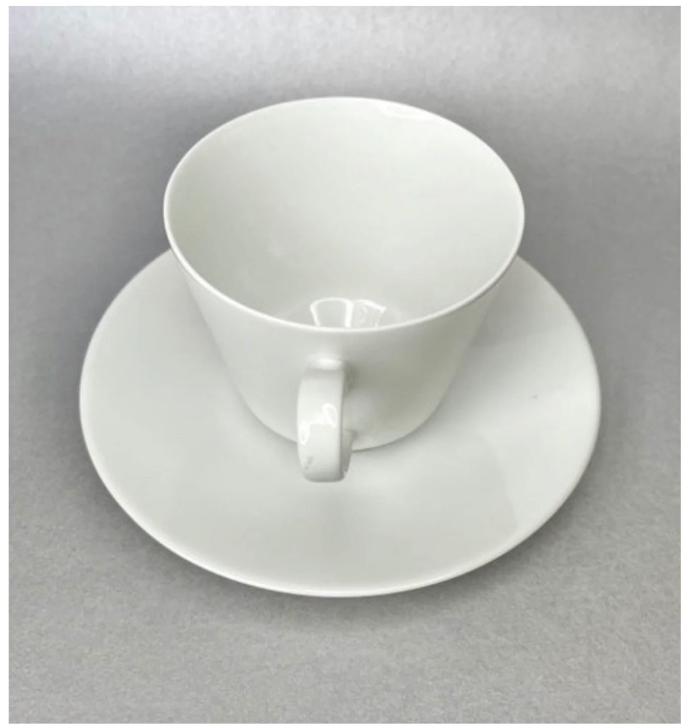 Set British Airways de Taza con Plato en ceramica Blanca 200 ml