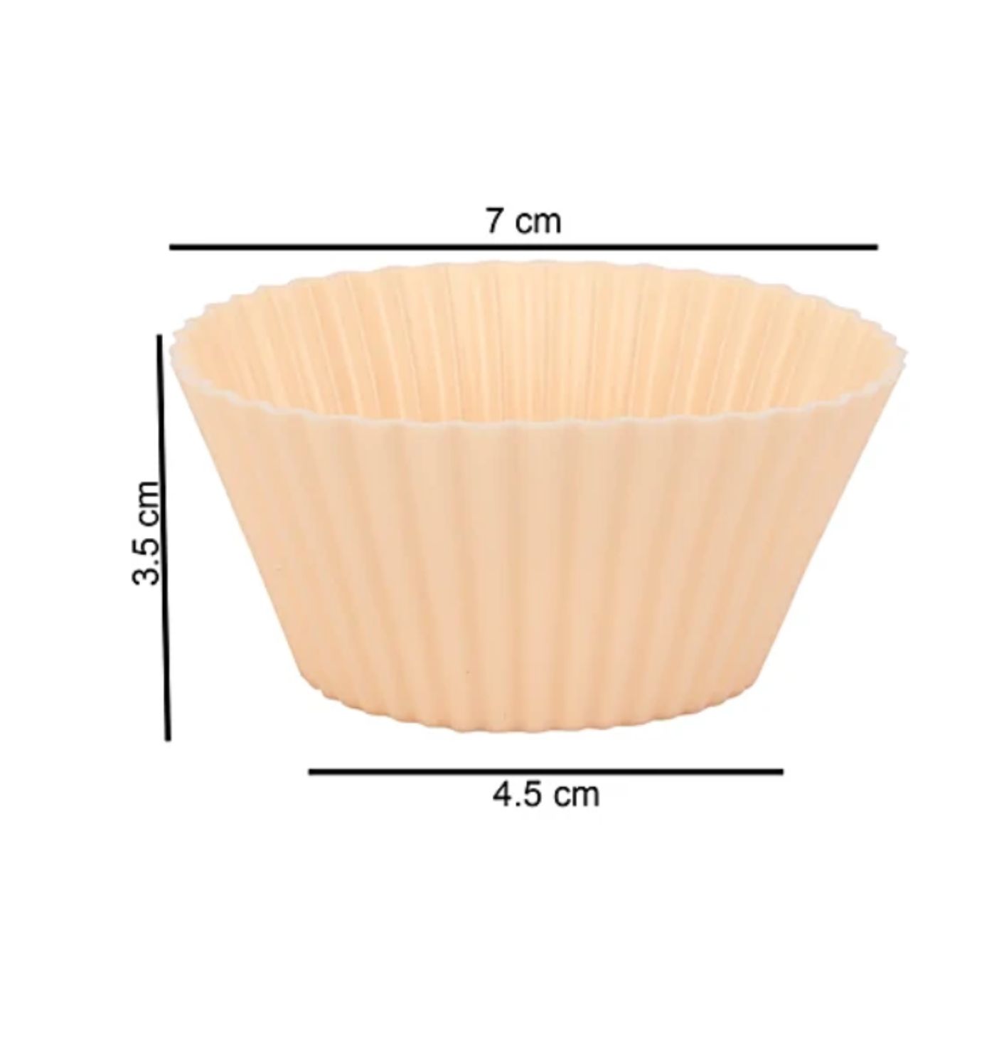 Moldes para Cupcake Casasunco Individuales en Silicona juego de 4