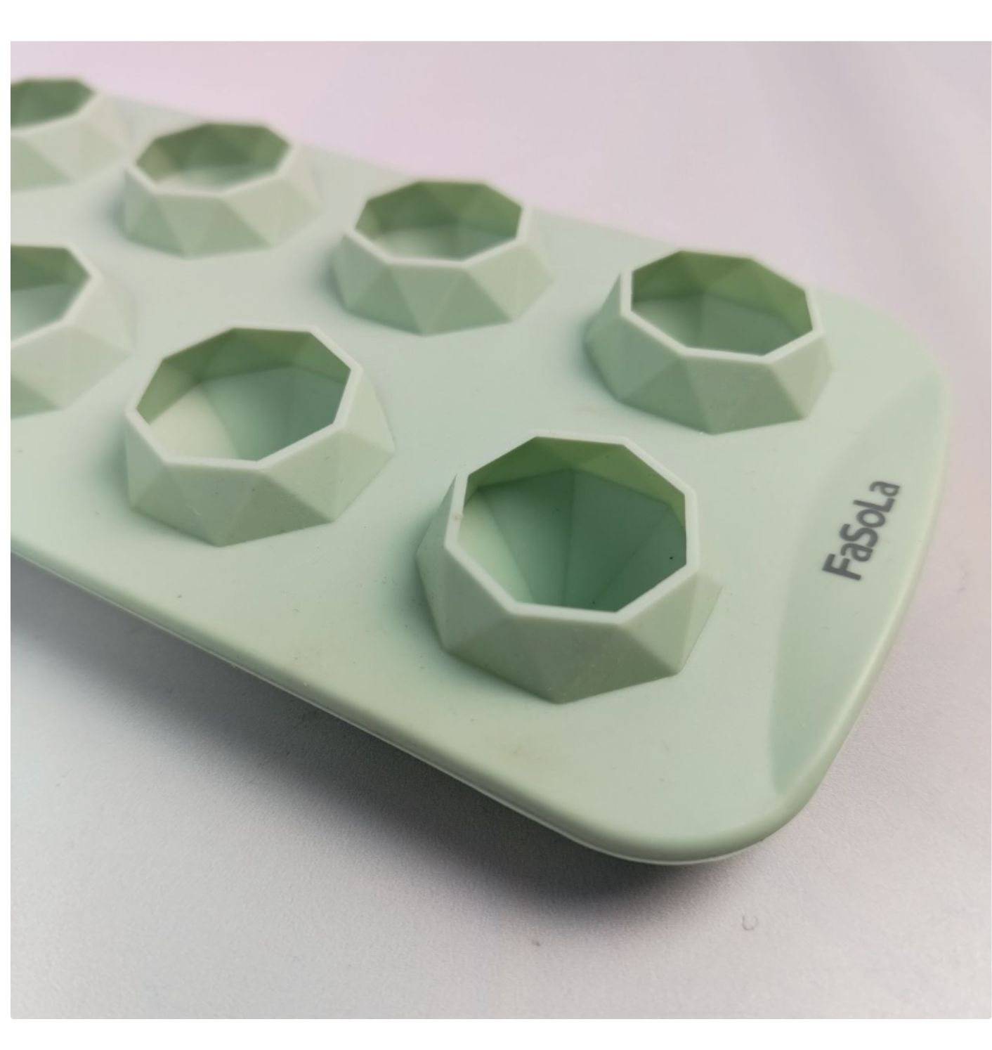 Molde de Silicona FaSoLa Diamantes para Chocolate, hielo, velas 21x11x3