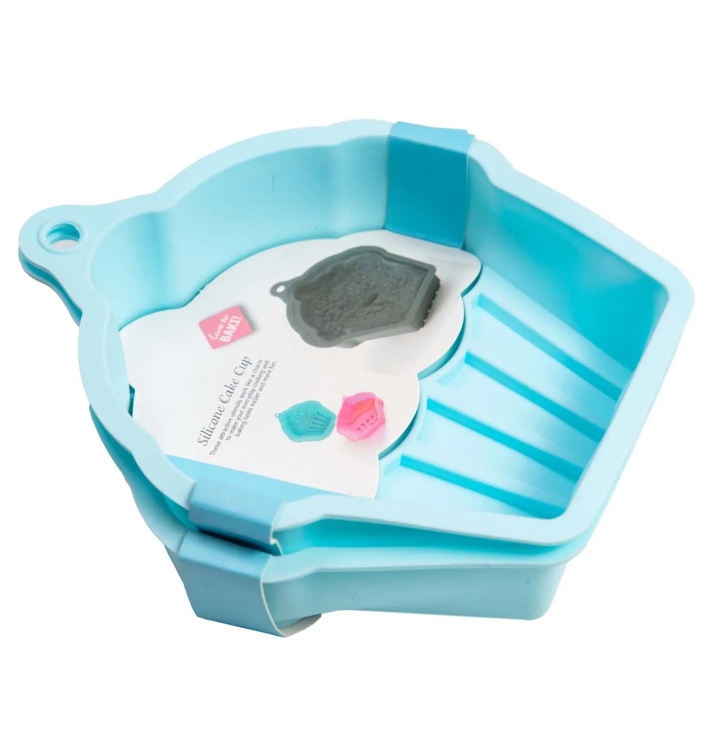 Molde Casasunco de Silicona mini Cake 14x14x4