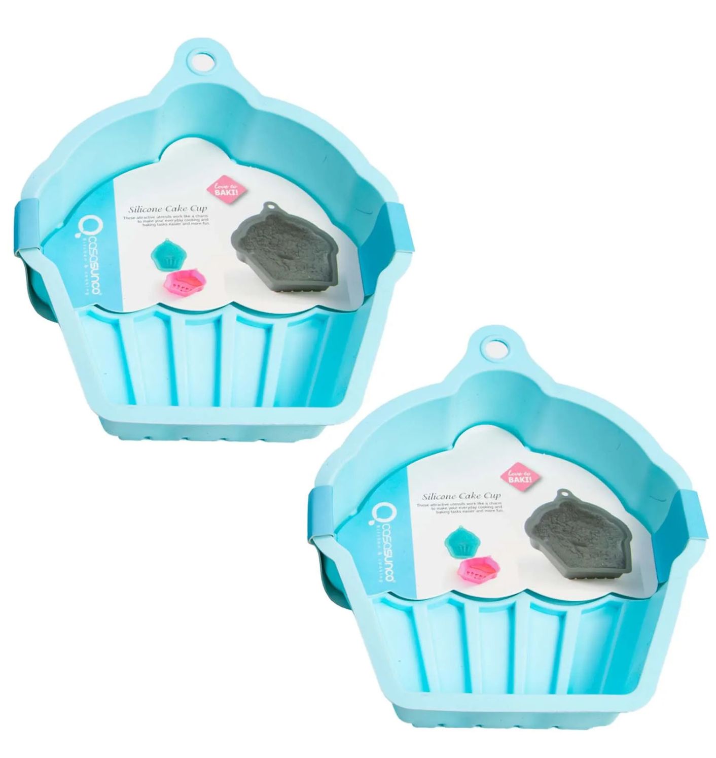 Molde Casasunco de Silicona mini Cake 14x14x4