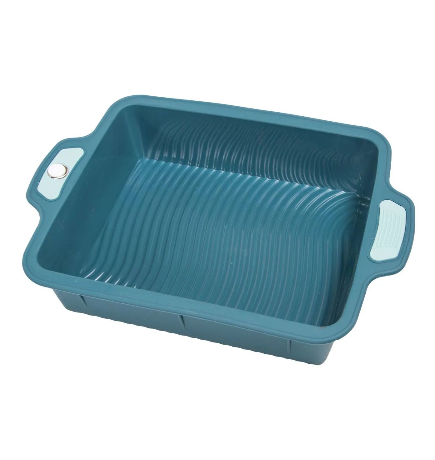 Molde Cuadrado en Silicona Casasunco con asas 25x21x7