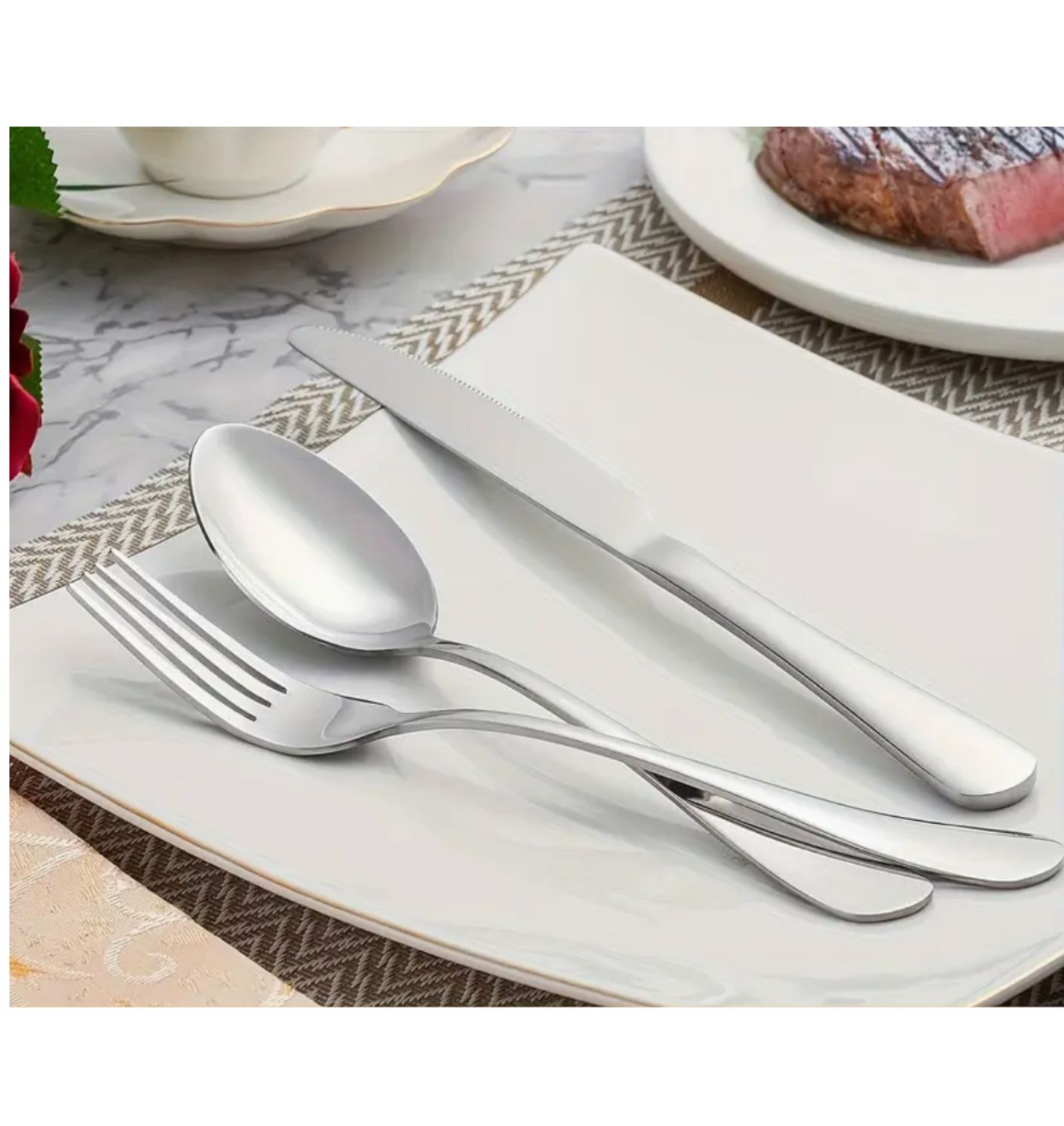 Juego de 6 Cuchillos en Acero Strong 22,5 cm