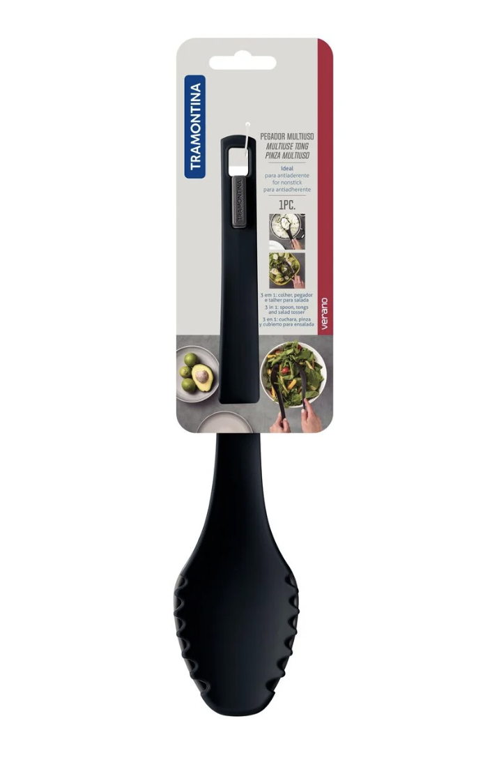 Pinza para Ensalada Tramontina Verano de Nylon Ónix