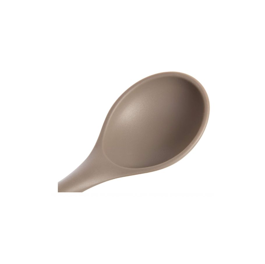 Cucharon silicona con mango de bambu 31,5cm