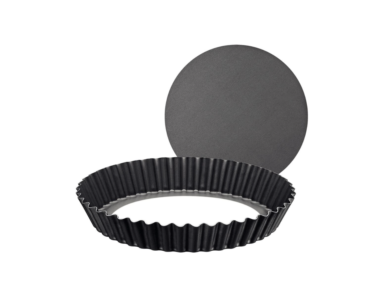 Molde para Tarta Desmontable Tramontina Brasil en aluminio con revestimiento interno y externo antiadherente Starflon Max grafito 24 cm 1,4 L