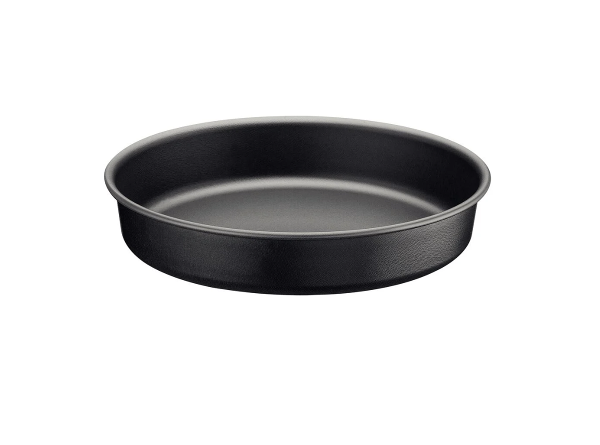 Molde para hornear Tramontina Brasil en aluminio con revestimiento interno y externo antiadherente Starflon Max grafito 24 cm 2,1 L