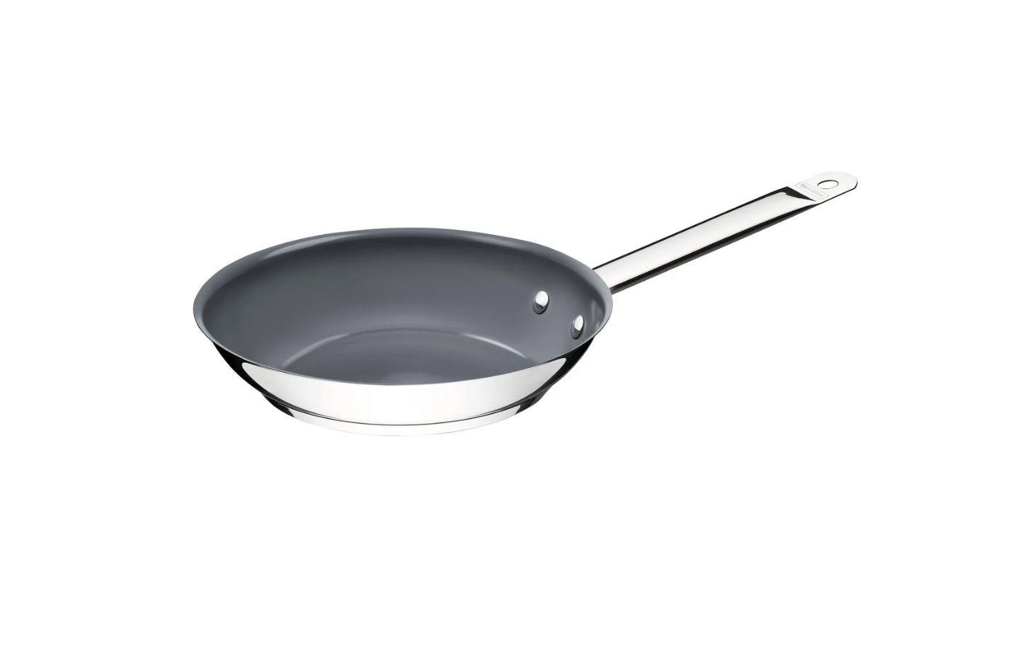 Sartén raso Professional de acero inoxidable con fondo triple y revestimiento interno cerámico grafito de 26 cm y 2 l Tramontina