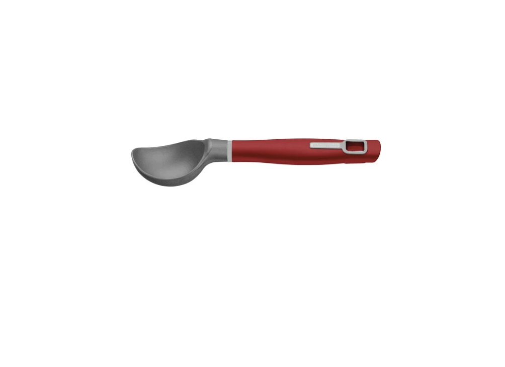 Cuchara para Helados Tramontina Verano con Cuenco de ABS y Mango de Polipropileno Rojo