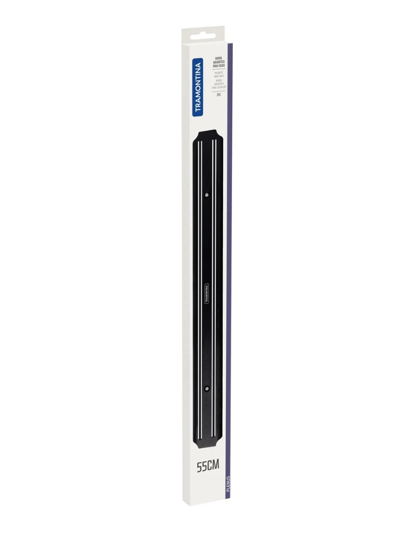 Barra Magnética para Cuchillos Tramontina Plenus en Polipropileno y Acero Inoxidable 55 cm