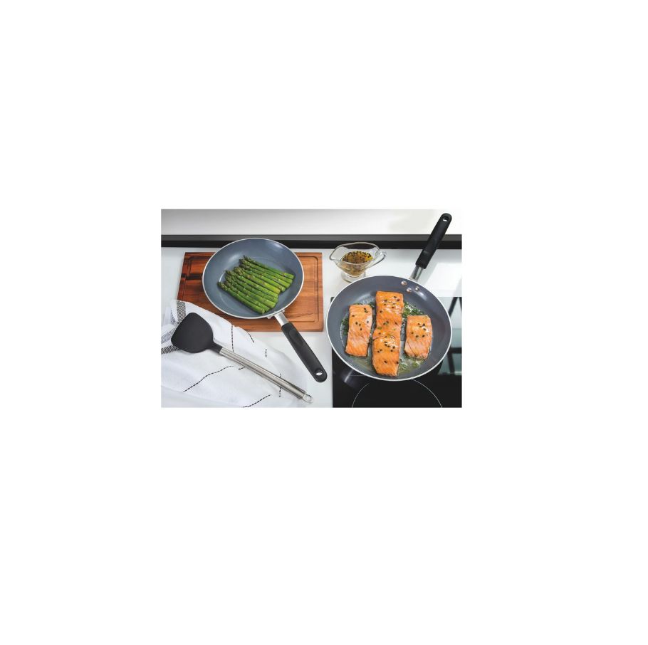 Sartén Tramontina Profesional en Aluminio con Revestimiento Interno Cerámico y Acabado Externo Lijado 28 cm 2 L