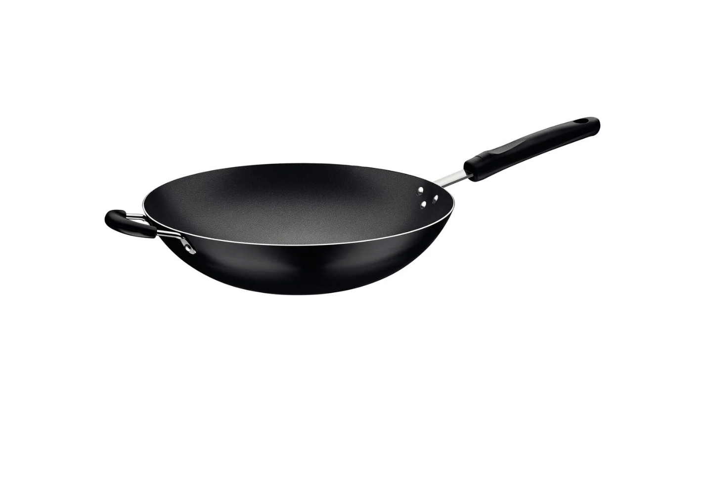 Wok Tramontina Loreto en Aluminio con Revestimiento Interno Antiadherente Starflon Max con Mango Baquelita Grafito 36 cm 6 L