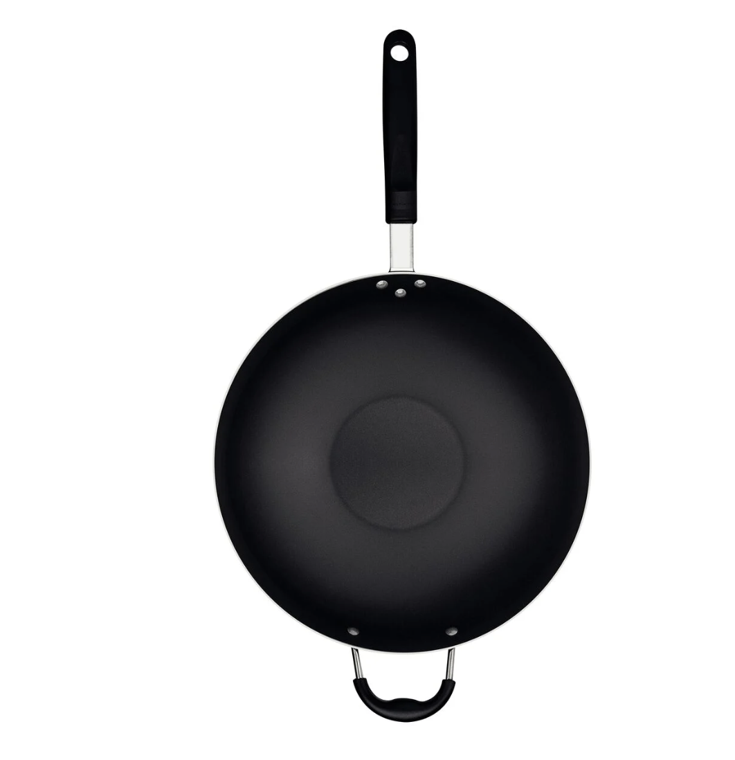 Wok Tramontina Loreto en Aluminio con Revestimiento Interno Antiadherente Starflon Max con Mango Baquelita Grafito 36 cm 6 L