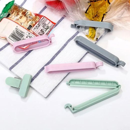 Set de 4 clips para bolsas 12cm.