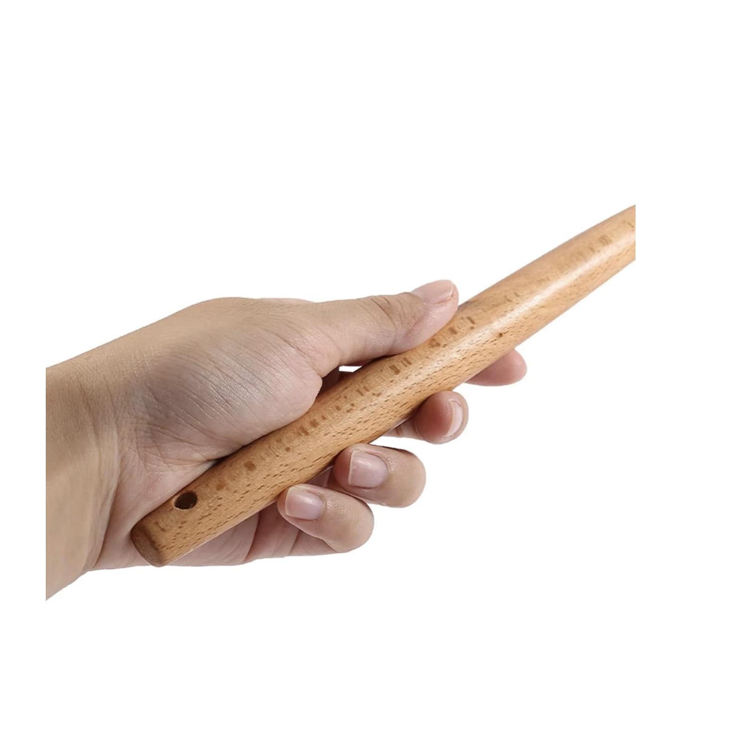 Espatula silicona mango de madera 29x6cm
