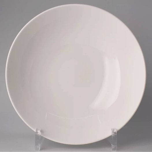 Plato Hondo Ceramica blanca 22,5cm