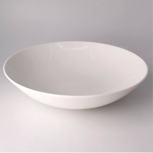 Plato Hondo Ceramica blanca 22,5cm