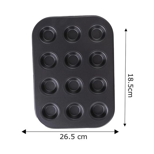 Molde Antiadherente para minis CupCakes 26,5x18,5x2,5 cm