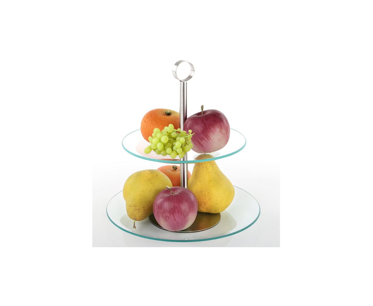 Soporte de vidrio para cupcakes 20 cm