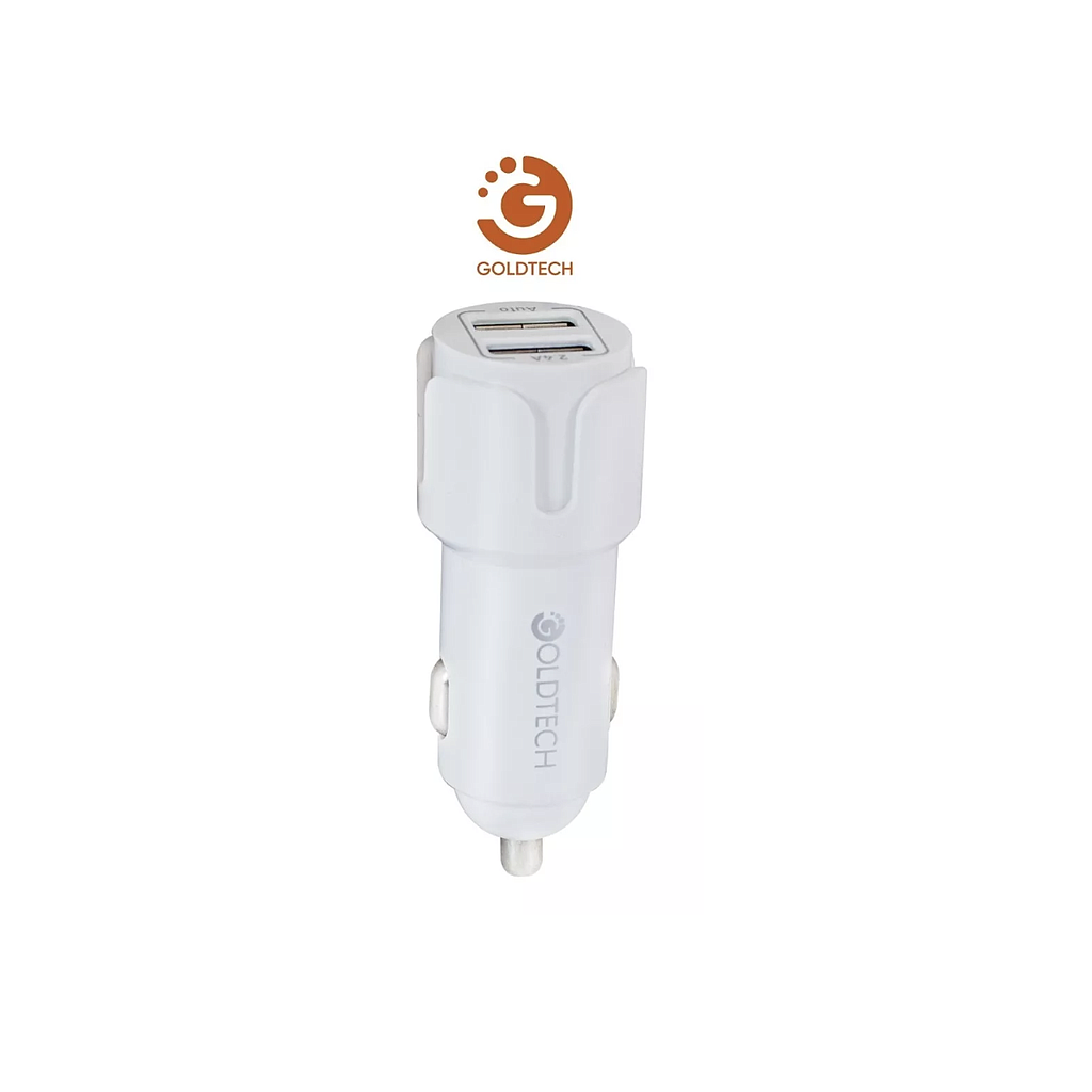 Adaptador 2 USB 12V 2.4A GoldTech