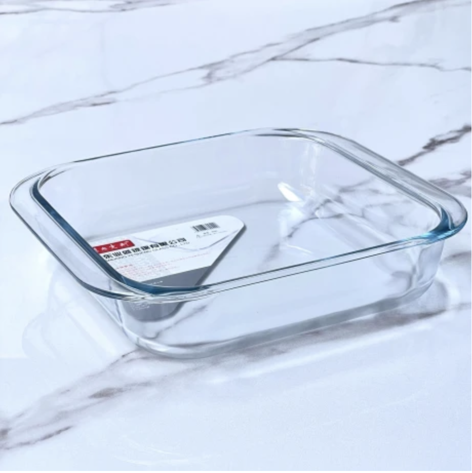 Bandeja Refractaria Cuadrada Hornear 2.3L Ancho 28cm x Largo 24cm x Alto 6cm
