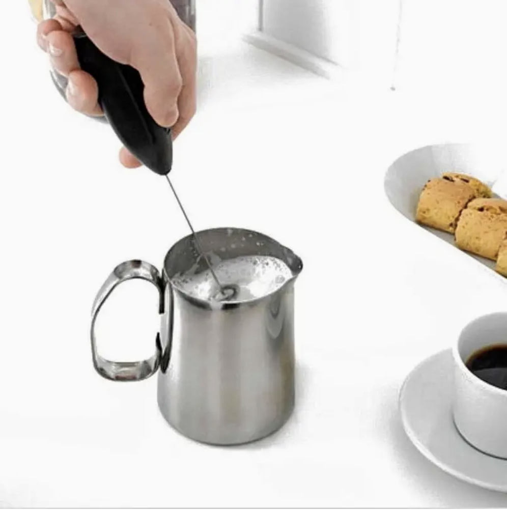 Mezclador de Café a presión, espumador a Batería