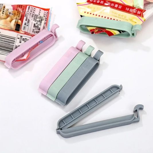 Set de 4 clips para bolsas 12cm.