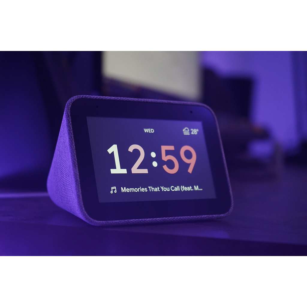 Smart Clock Lenovo Sistema de Hogar Inteligente Google
