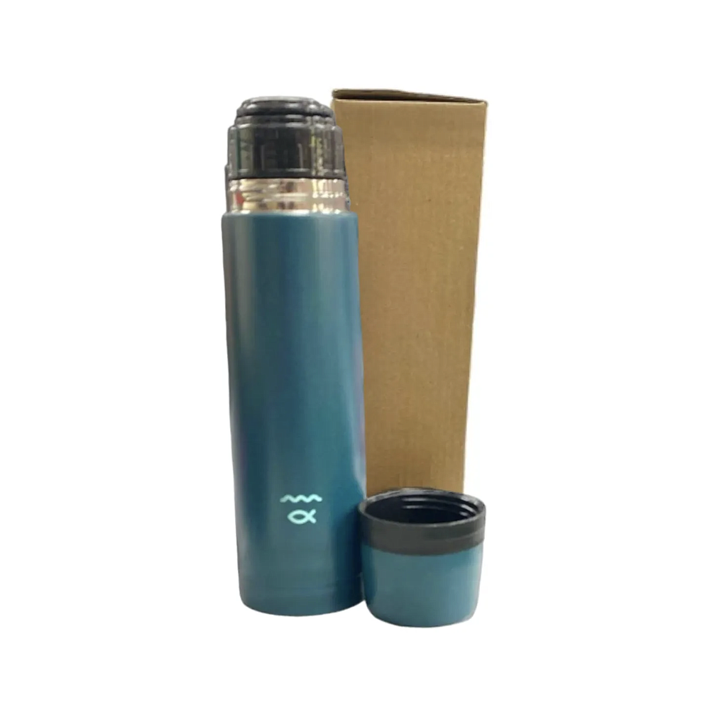 Termo Río 500 Ml - Verde Petróleo