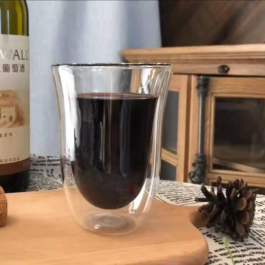 Vaso doble vidrio borosilicato s/asa 240 ml