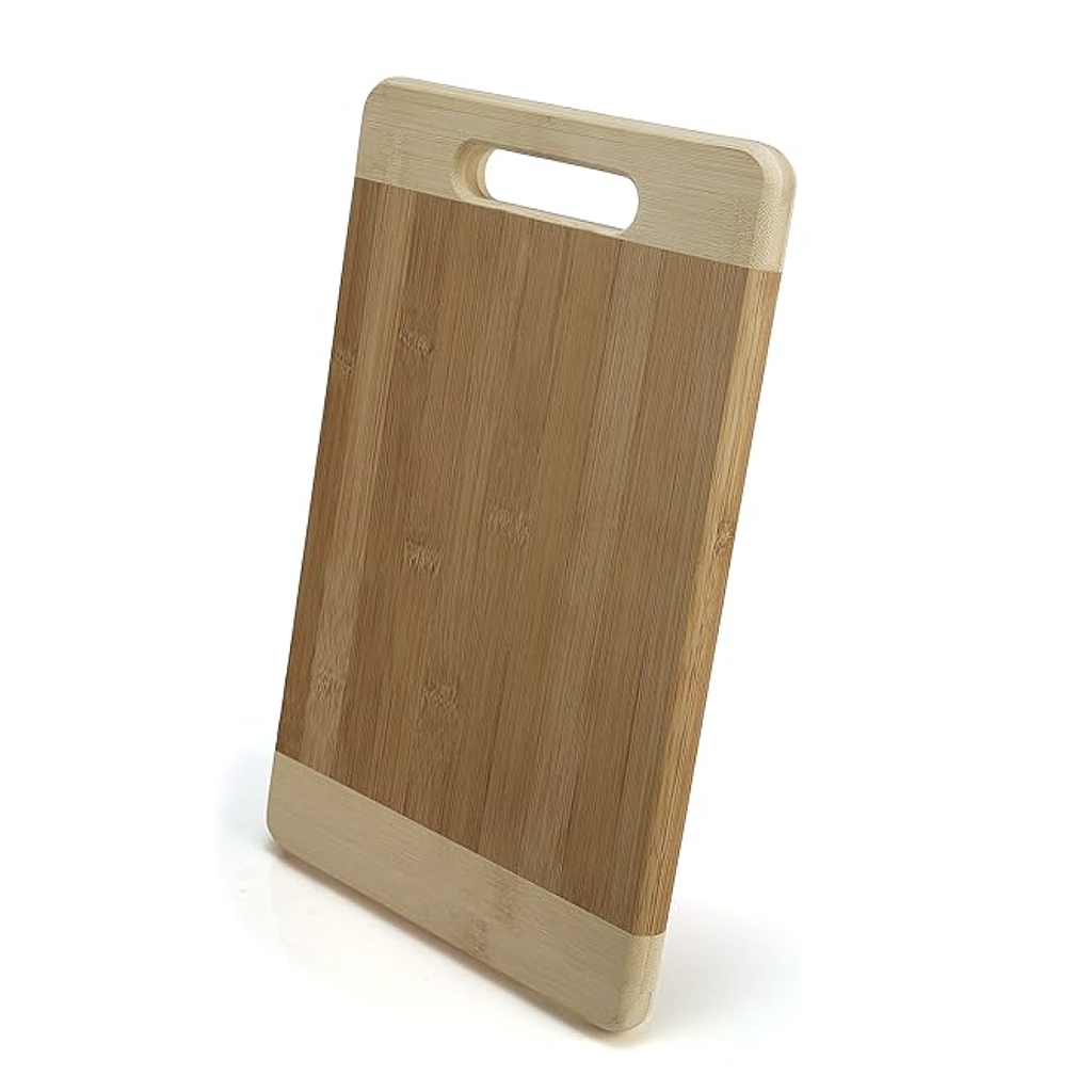 Tabla Ecologica de Cortar de Bambu Pesado Etnico Petals 24x34cm