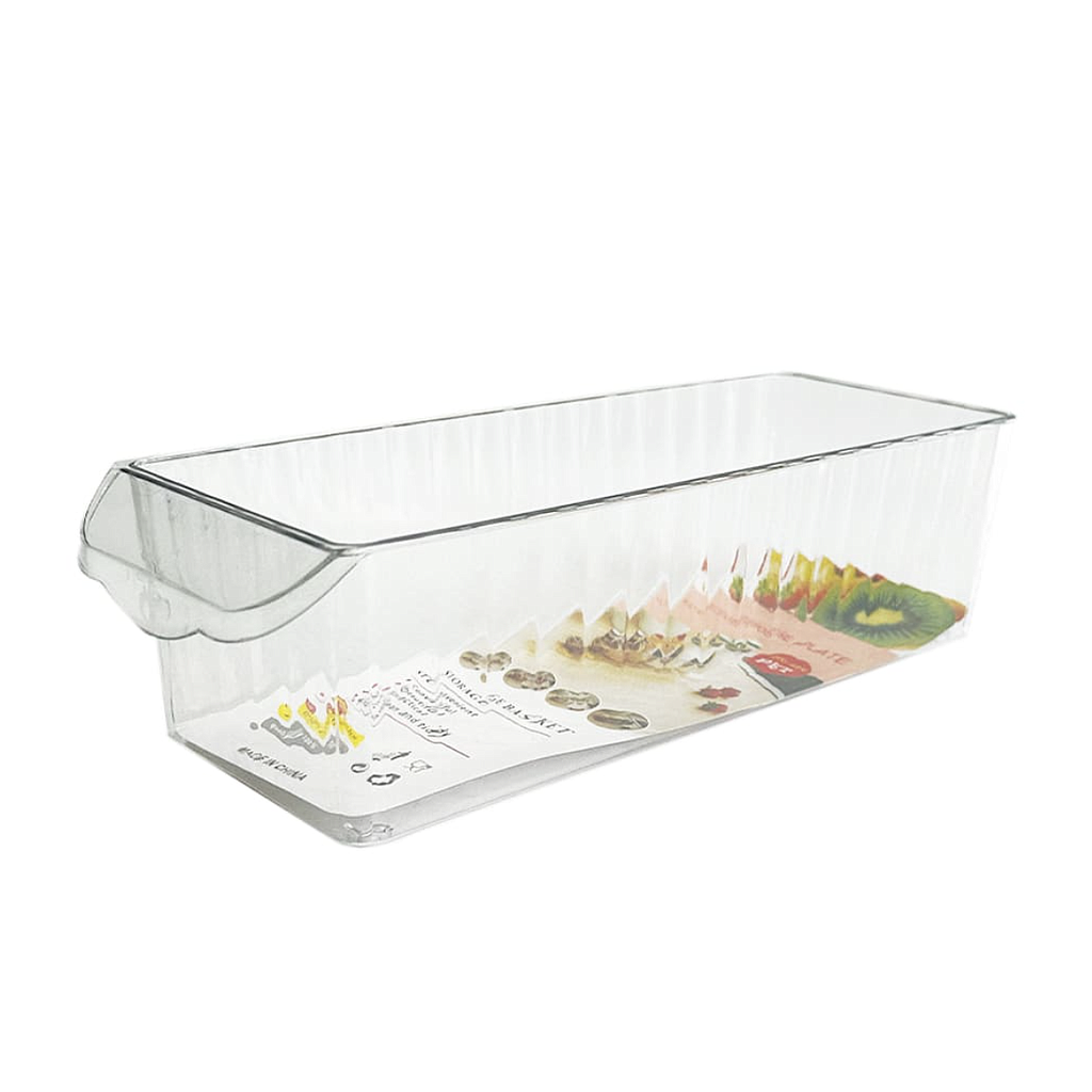Organizador Acrilico Rectangular para Heladera 27x10x7,2cm.