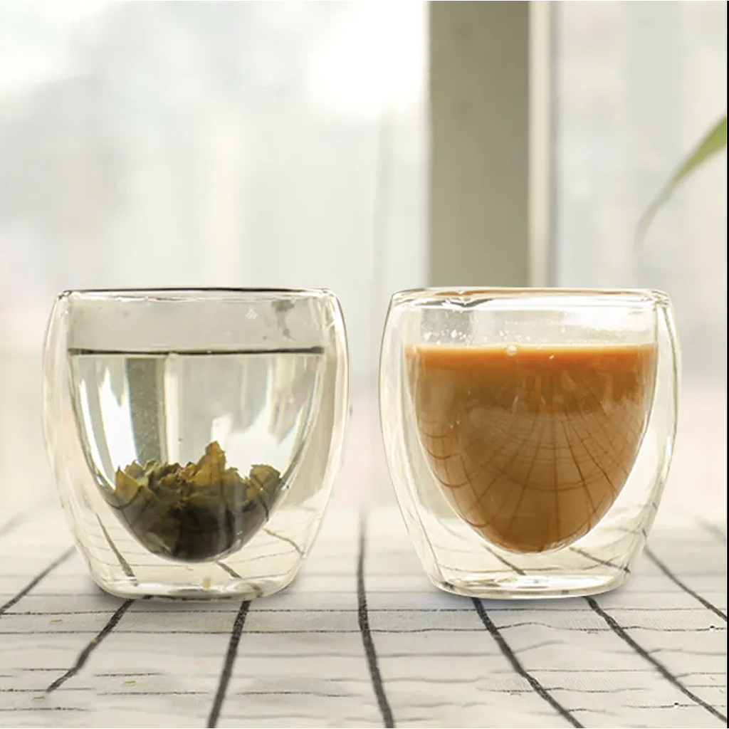 Vaso Vidrio Doble Pared 250ml