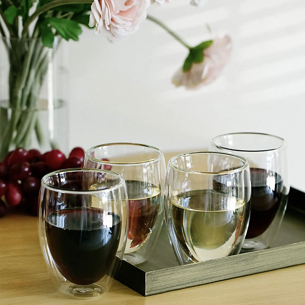 Vaso Vidrio Doble Pared 350ml