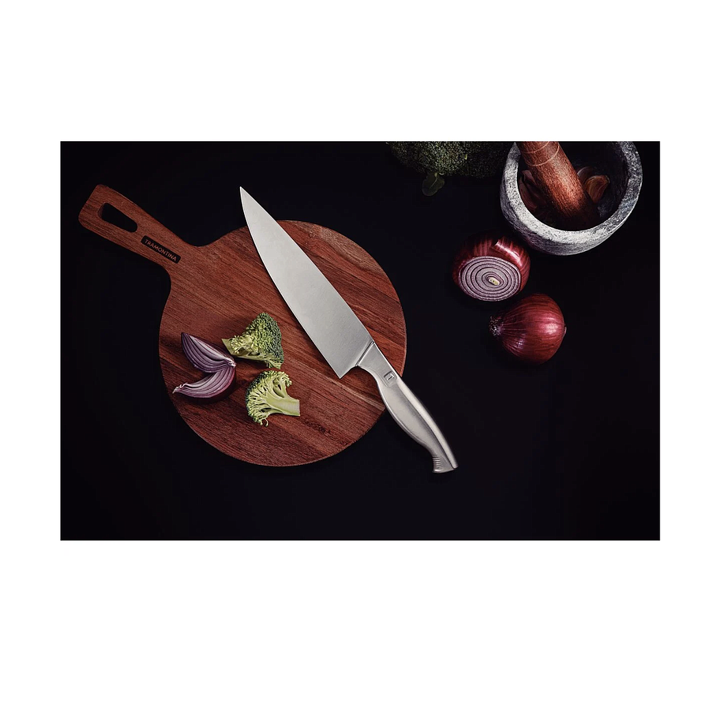 Cuchillo Chef Tramontina Sublime en Acero Inoxidable 8&quot;