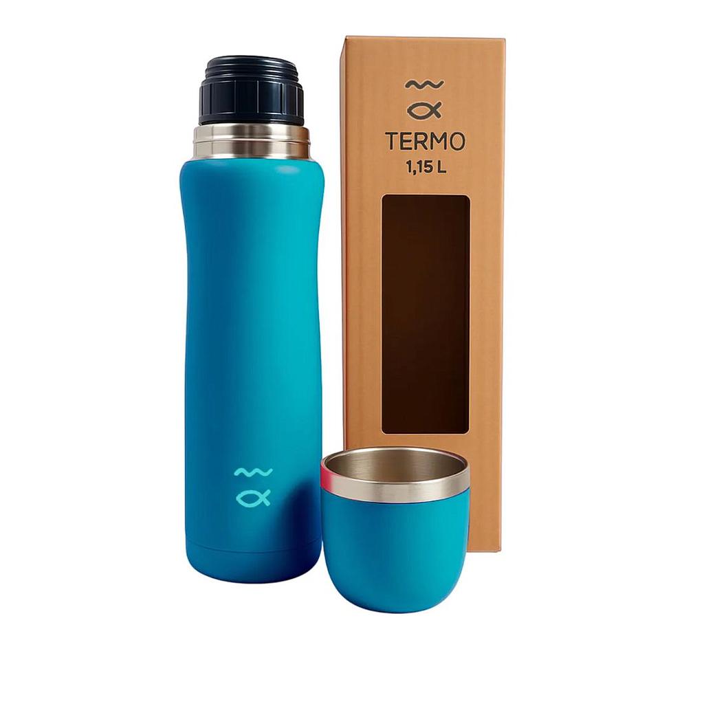 Termo Rio 1150Ml Verde Petroleo