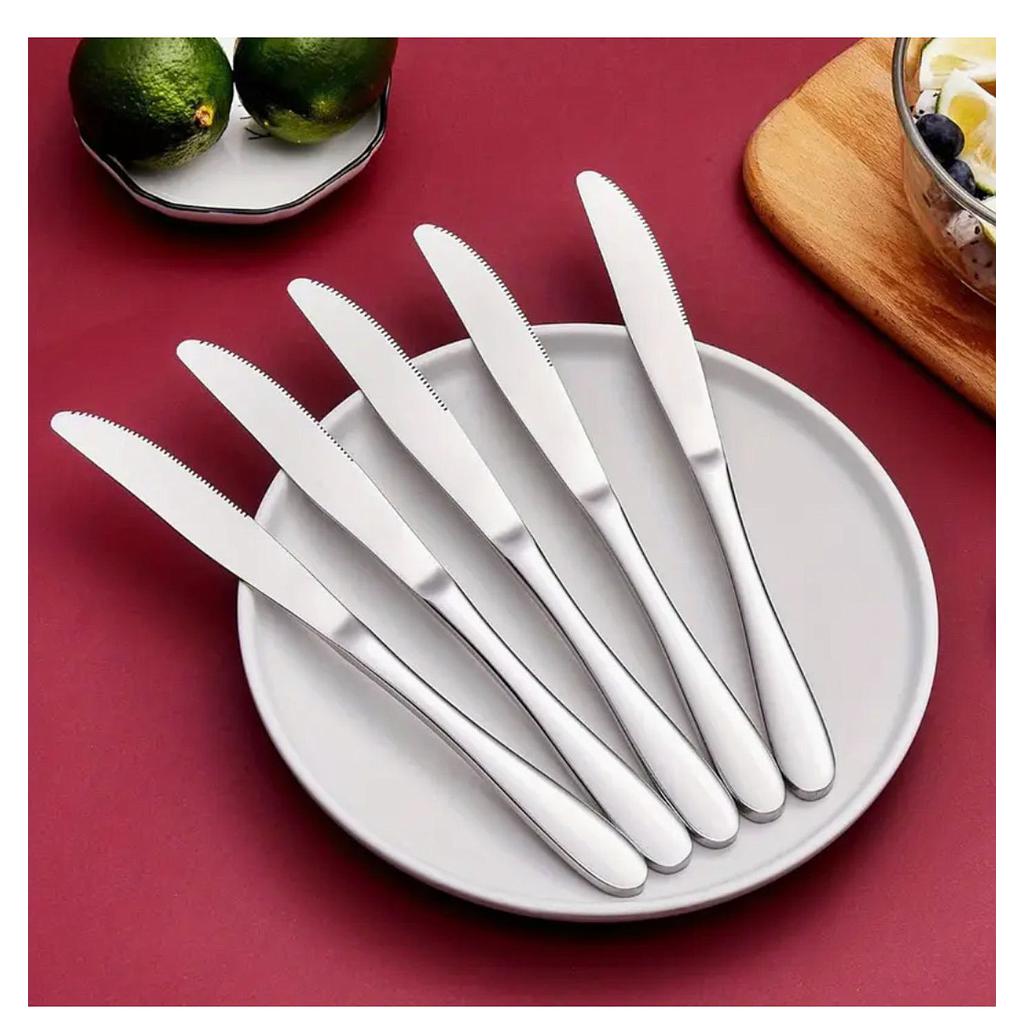 Juego de 6 Cuchillos en Acero Strong 22,5 cm