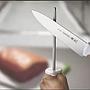 Cuchillo Chef Tramontina Premium con Lámina de Acero Inoxidable y Mango de Polipropileno Blanco 8"