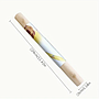 Rodillo Frances para amasar de madera 28x2.8cm