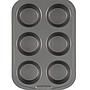 Molde antiadherente para 6 CupCakes Muffin 26x18 cm