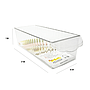 Organizador Acrilico Rectangular para Heladera 27x10x7,2cm.
