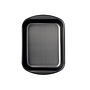 Asadera rectangular honda Tramontina Brasil en aluminio con revestimiento interno y externo antiadherente Starflon Max grafito 28 cm 3,3 L