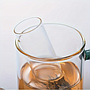 Infusor de Té en vidrio con tapa de Corcho