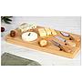Tabla de Bamboo para picadas con cuchillos 33x23x1.8cm