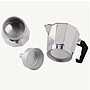 Cafetera Moka manual de aluminio, Cafetera Italiana 6 tazas