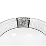 Bowl 15,5 cm blanco con detalles en Negro