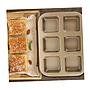 Molde antiadherente para Brownie cuadrados 26.5*18.5*2.3 cm